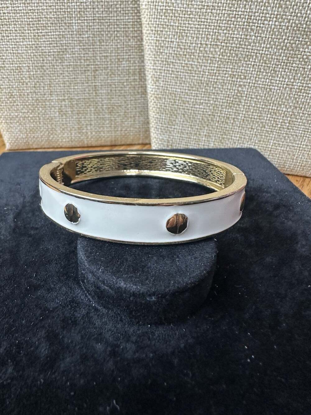 Sequin Nordstrom Multicolor Gold Tone Statement Enamel Bangle Bracelet # 173